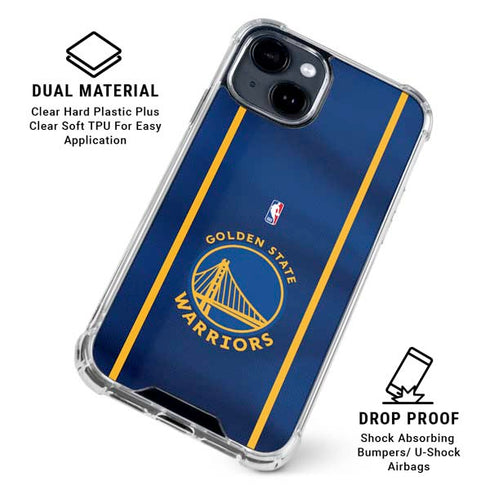 NBA Golden State Warriors Jersey iPhone 14 Clear Case